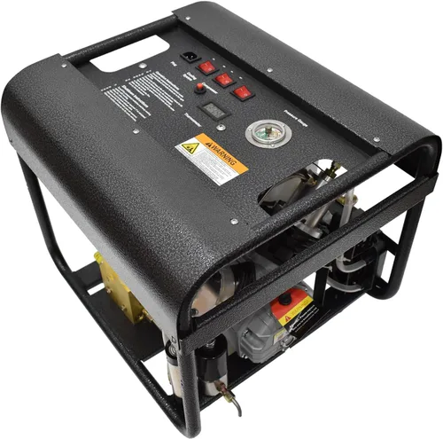 Vista 6 de TUXING Compresor de aire PCP de 4500 Psi, compresor de aire de alta presión, presión ajustable y versión de purga automática, filtro integrado