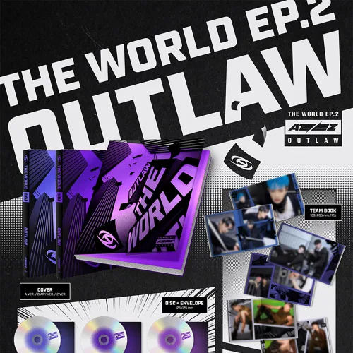Vista 2 de ATEEZ - El mundo EP.2 : Outlaw Album (Diario ver.)