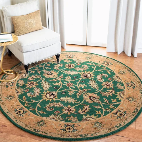 Vista 25 de Safavieh colección Heritage HG628A - tapete oriental tradicional hecho a mano de lana verde oscura y dorada, Lana, negro / beige (Black/ Beige)