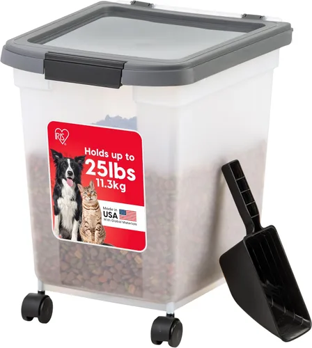 Vista 15 de Iris Contenedor para alimento de perro de estructura hermética, Individual, Negro