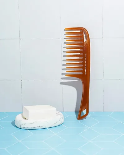 Vista 4 de Peine desembarazador ultra suave Cricket para cabello mojado, seco, largo y grueso. Anti-friz. Peine de ducha para desenredar con aceites de argán