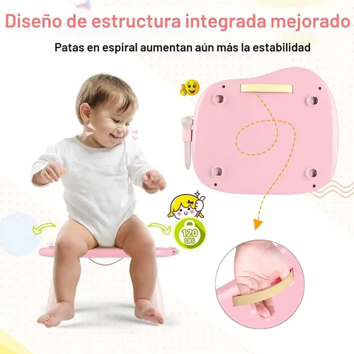 Vista 8 de Smasiagon - Pizarra de dibujo magnética para niños, juguetes para niñas de 1 a 2 años, pizarra de garabatos portátil para aprender y juguetes
