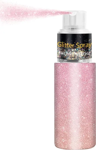 Vista 16 de Pulverizador de purpurina para cabello y cuerpo, polvo de purpurina holográfica, purpurina brillante para la cara, el cuerpo y la ropa, laca