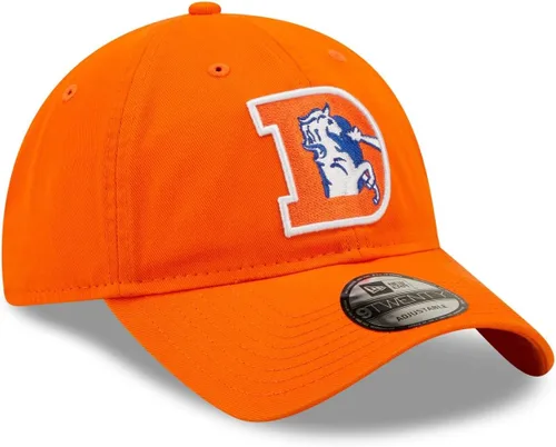 Vista 3 de New Era NFL 9TWENTY Core Classic Throwback Logo Gorra ajustable - Talla única naranja (Denver Broncos - Orange)