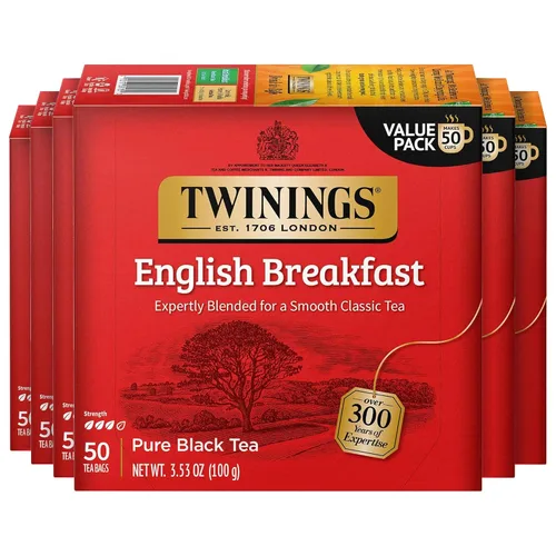 Vista 41 de Twinings Bolsas de té negro Blackcurrant Breeze envueltas individualmente, 20 unidades (paquete de 1), dulce, sabor picante, con cafeína, disfruta