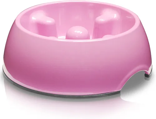 Vista 8 de Dogit Go lenta anti-gulping tazón para perro, S, Negro