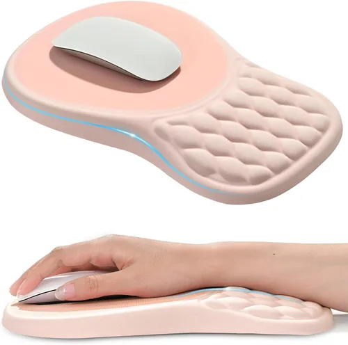 Vista 11 de EooCoo Alfombrilla de mouse ergonómica de masaje con reposamuñecas