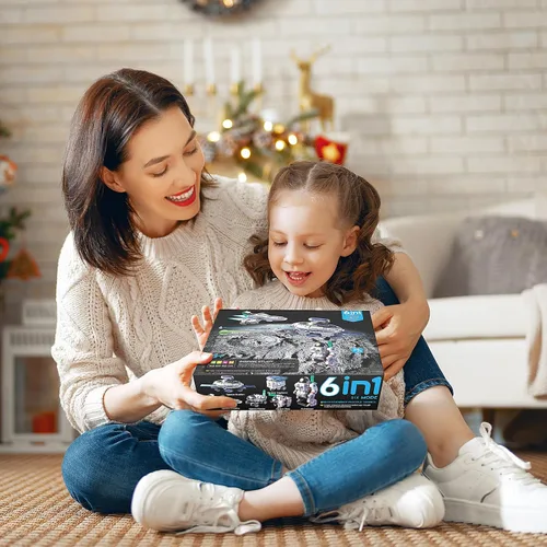 Vista 4 de Proyectos STEM para niños de 8 a 12 años Kit de robot solar 6-en-1 Juguetes espaciales para niño niña de 10 años Regalo Juguetes Kits de ciencia