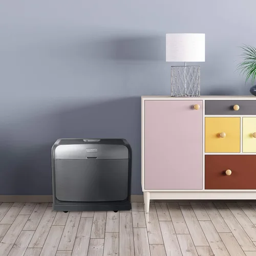 Vista 2 de AIRCARE Humidificador evaporativo digital estilo consola para toda la casa para una cobertura de hasta 3,000 pies cuadrados (gris mate)
