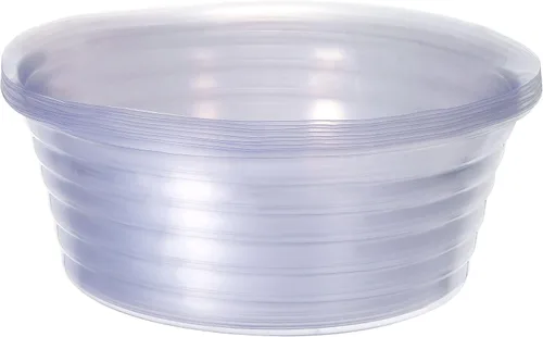 Vista 8 de MECCANIXITY - Platillo para maceta de 8 pulgadas, bandeja de goteo redonda de plástico transparente para flores, para interior y exterior, paquete