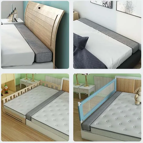 Vista 6 de Relleno de espacio para cama larga de tamaño personalizado, cojín de soporte de colchón rectangular, cierra el espacio entre la pared del cabecero