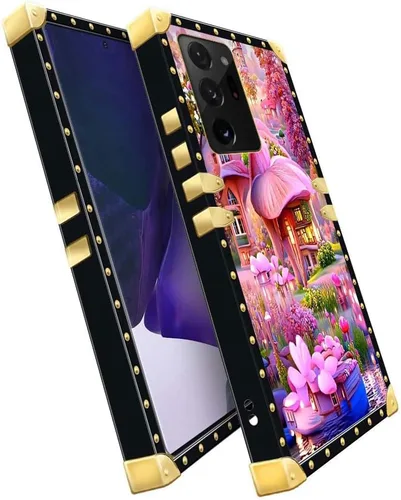 Vista 4 de Funda para Samsung Galaxy Note 20 Ultra, funda cuadrada protectora de TPU suave a prueba de golpes, Galaxy Note 20 Ultra (6.9 pulgadas)