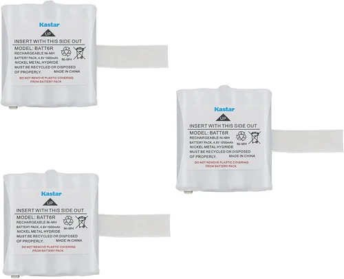 Vista 6 de Kastar Paquete de 6 baterías BATT6RW compatibles con ULBATT6R COM-6R COM6R FRS-006-NH FRS006NH 6R-US 6RUS ARAD0142 RBZ303MI serie bidireccional