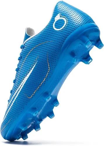 Vista 6 de breooes Zapatos deportivos de fútbol para niños grandes y grandes, zapatos de fútbol de suelo firme, tenis de entrenamiento profesionales bajos