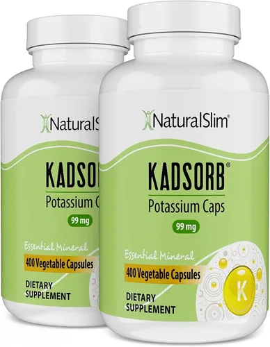 Vista 8 de Naturalslim Kadsorb - Citrato de potasio natural - Apoya el equilibrio de electrolitos y el pH normal, sin OMG y sin gluten, suplemento de potasio