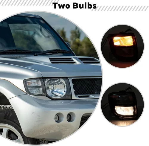 Vista 3 de Luz antiniebla para Mitsubishi Pajero Montero V33 1997-1999 Luz de señal de giro izquierda