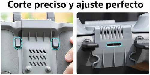 Vista 6 de 2 en 1 controlador RC cubierta protectora parasol compatible con DJI RC control remoto para Mini 3/Mini 3 Pro/Air2S/Mavic 3/Mavic 3 Classic Drone