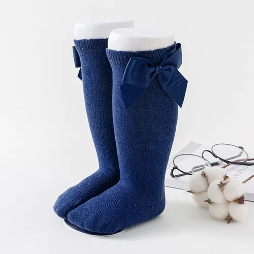 Vista 7 de DRESHOW BQUBO - Calcetines de vestir para bebé, calcetines de algodón para niñas pequeñas