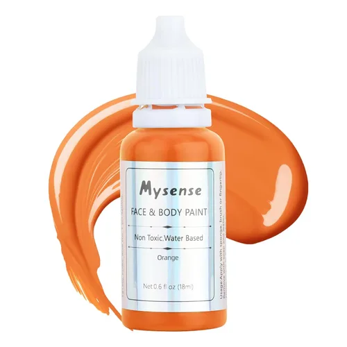 Vista 10 de Mysense Pintura corporal verde de Amazonas, maquillaje de disfraz de Gamora de la bruja Elphaba de Halloween, accesorios de atuendo del día de San