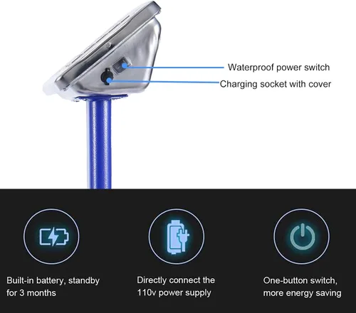 Vista 5 de TUFFIOM Báscula Electrónica de Plataforma de 661 libras, Básculas Digitales de Piso Plegables de Servicio Pesado, Acero Inoxidable con Pantalla LCD
