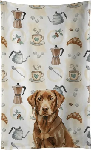 Vista 266 de Caroline's Treasures Afghan Hound - Toalla de cocina para barra de café, terciopelo frontal y lazo de algodón, lavable a máquina Sabueso afgano