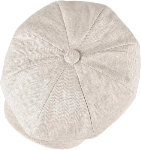 Vista 5 de BOTVELA Gorra de lino para hombre con diseño de espiga transpirable de verano