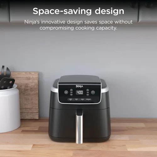 Vista 7 de Ninja Air Fryer Pro, 5 cuartos de galón, 4 en 1, gris, AF141