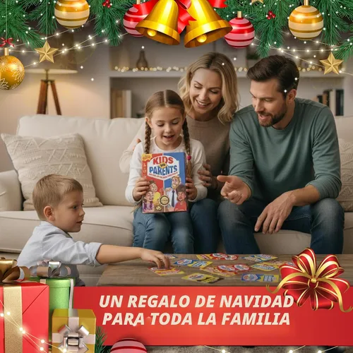 Vista 4 de Kids VS Parents - Un divertido juego familiar con iniciadores de conversación y desafíos divertidos - Juego de cartas para niños, adolescentes
