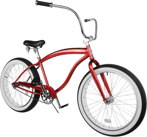 Vista 14 de Tracer Avalon 26 & 29 Inch Beach Cruiser Bike Negro mate