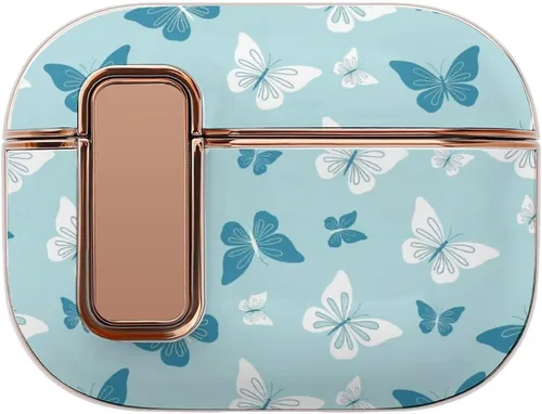 Vista 16 de Funda para auriculares compatible con Airpods Pro 2, funda de plástico, con bloqueo, protección a prueba de golpes