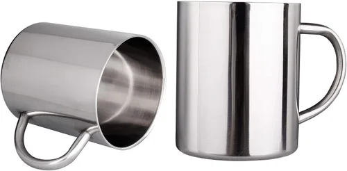 Vista 10 de IMEEA Tazas irrompibles para niños, tazas de camping de doble pared, 7.5oz/220ml, taza de acero inoxidable con asa, juego de 2