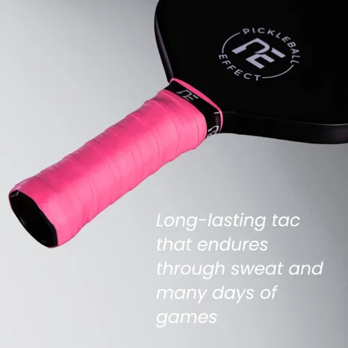 Vista 3 de Agarre de paleta de pickleball – Cinta de agarre de raqueta de tenis de larga duración – Sobreagarre ultra Tac suave premium para un mejor control