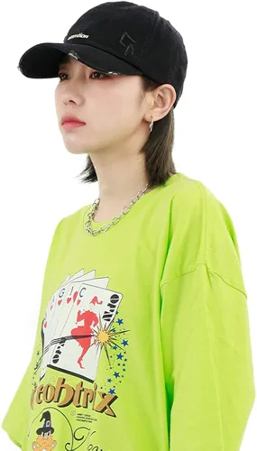 Vista 6 de Croogo Gorra de béisbol suave sin estructurar, unisex, 6 paneles, de perfil bajo, ajustable, para uso diario