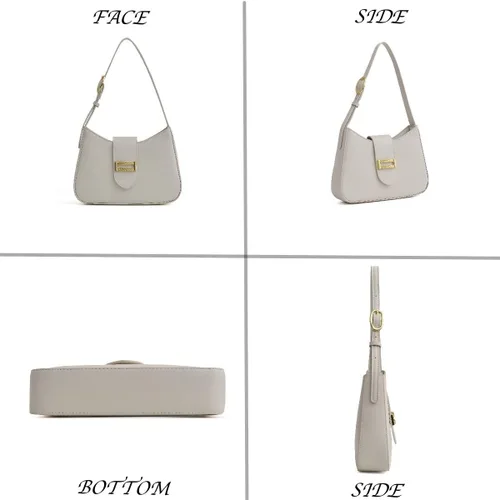 Vista 2 de Womens Shoulder Bag Hobo Handbags Small Purse Tote Clutch Handbag With Adjustable Strap