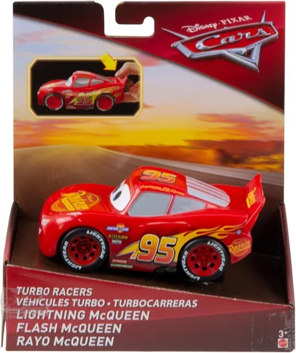 Vista 6 de Disney Cars Juguetes Turbo Racers Rayo McQueen