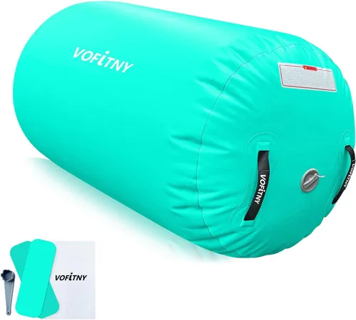 Vista 13 de VOFiTNY Gimnasia Equipo de Tumbling Barril de aire Inflable Octágono Vaso Rodillo Back Bend Trainer Animadoras Sin Bomba