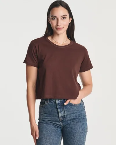 Vista 2 de Real Essentials Cultivo SS de algodón para mujer (disponible en tallas grandes)