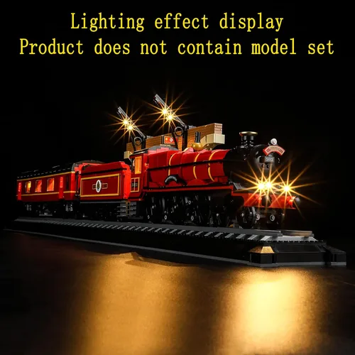 Vista 6 de GEAMENT Kit de luces LED compatible con Lego Hogwarts Express Collector's Edition - Juego de iluminación para modelo de construcción 76405