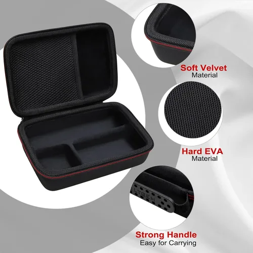 Vista 5 de L LTGEM Estuche para cámara compatible con Sony ZV-1F / ZV-1 / ZV-1 II Vlog Cámara digital, trípode, micrófono y kit de accesorios Vlogger, Negro