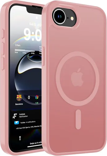 Vista 23 de WRJ Funda magnética mate para iPhone Air de 6.5 pulgadas, [compatible con Magsafe] [protección contra caídas de grado militar], delgada Negro