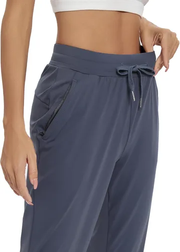 Vista 6 de Blaosn Pantalones deportivos de entrenamiento para mujer con bolsillos, para gimnasio, yoga, atletismo, leggings de descanso, ropa de moda para otoño