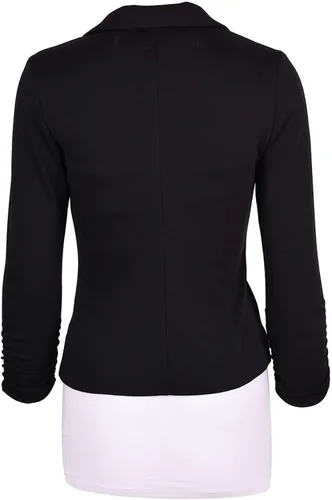 Vista 2 de Auliné Collection - Chaqueta blazer casual para mujer, color liso
