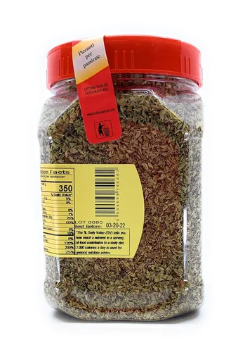 Vista 2 de TUTTOCALABRIA, Orégano calabrés seco, condimento italiano, coctelera, 2.8 oz (80g) paquete de tamaño mediano, todo natural, sin OMG, producto