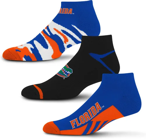 Vista 67 de For Bare Feet Paquete de 3 calcetines tobilleros unisex para adultos de la NCAA Camo Boom