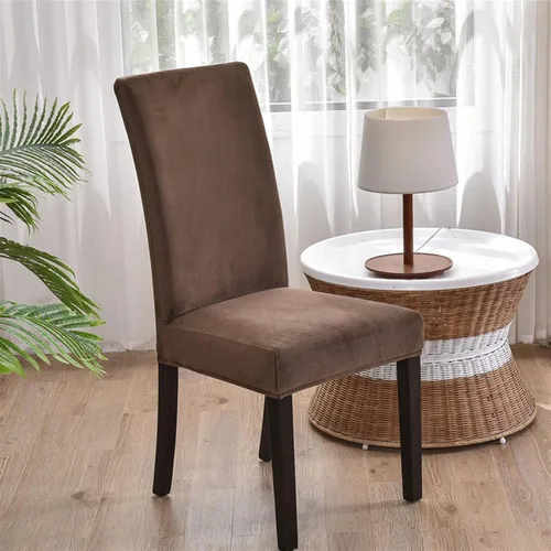 Vista 16 de Lifup Fundas de terciopelo para sillas de comedor, fundas elásticas y suaves para silla Parson lavable, protector de silla para el hogar, hotel
