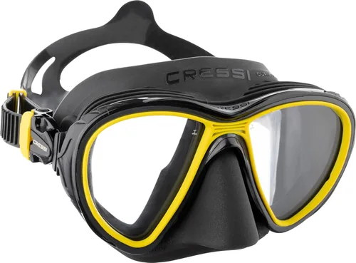 Vista 12 de Cressi Adult Dive Mask with Advanced Fog System and Improved Downward Visibility - Quantum: Made in Italy