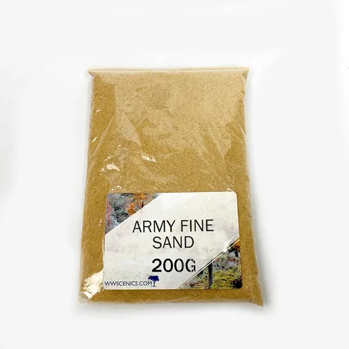 Vista 6 de WWS War World Scenics WWScenics Army Fine Model Sand Bañera de 6.1 fl oz Wargame Scenery y material de base