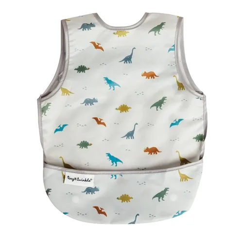 Vista 29 de Tiny Twinkle Babero a prueba de desorden para niños Babero impermeable para comer Delantal de bebé para alimentar, lavable a máquina, regalo