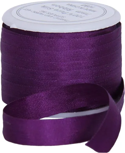 Vista 84 de Threadart Cinta de seda 100% pura - 3 tamaños - Docenas de colores - Castaño - 2 mm No. 524 Soft 100% pure silk ribbon on a single spool - perfect
