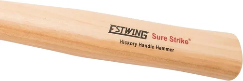Vista 4 de ESTWING Sure Strike Hammer - Martillo de garra curvada de 20 onzas con cara lisa y mango de madera de nogal - MRW20C